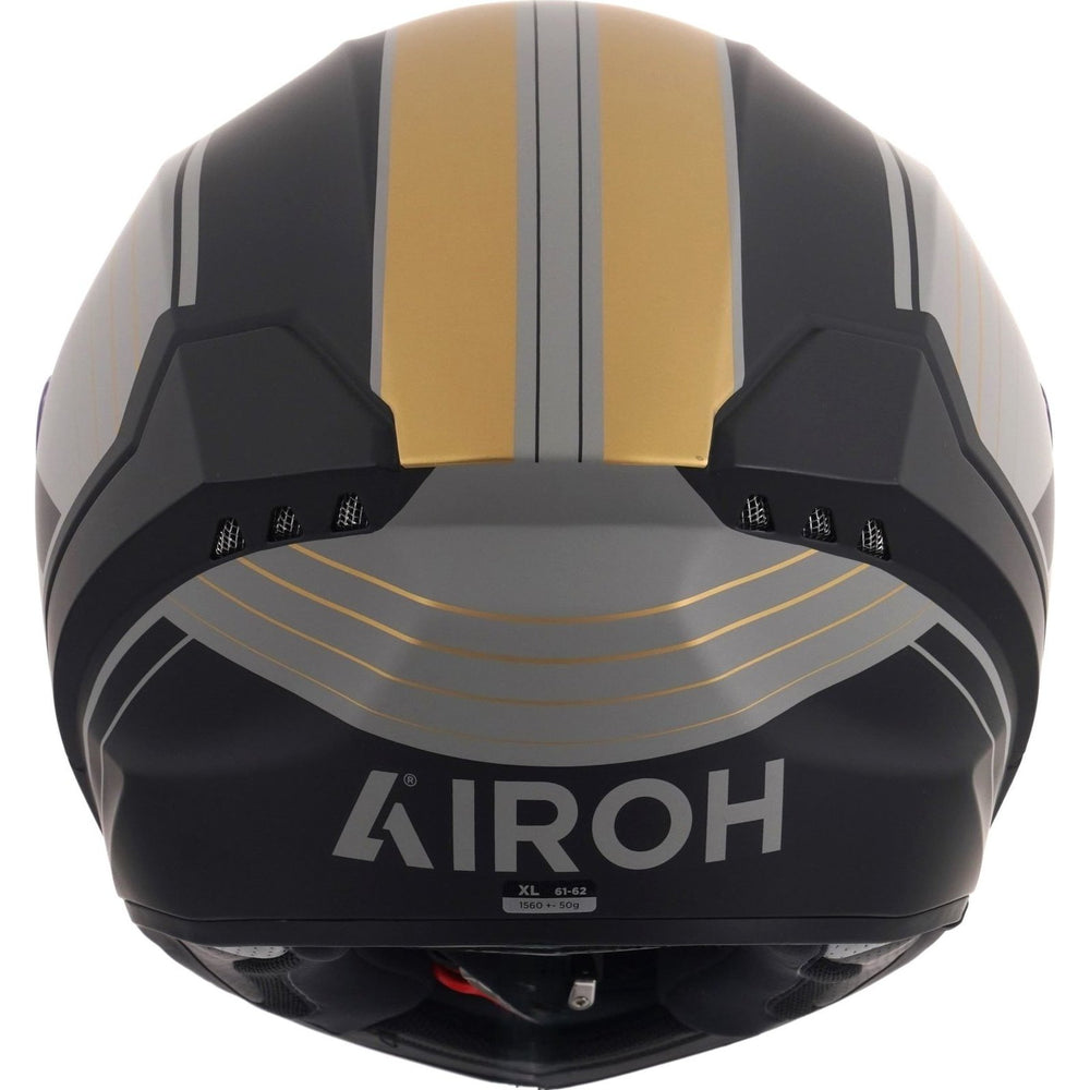 Airoh Connor Achieve Motorcycle Helmet - Matt Bronze