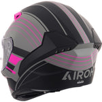 Airoh Connor Achieve Motorcycle Helmet - Matt Pink