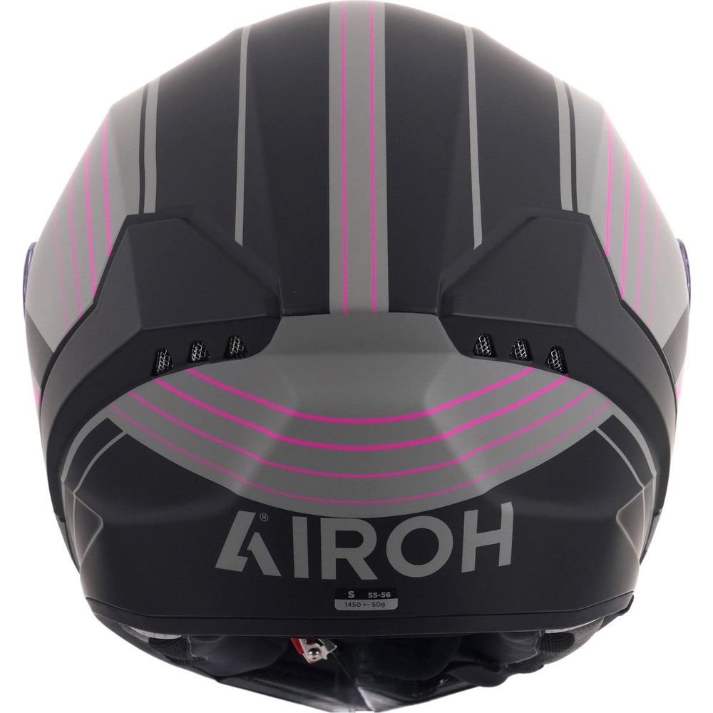 Airoh Connor Achieve Motorcycle Helmet - Matt Pink