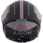 Airoh Connor Achieve Motorcycle Helmet - Matt Pink