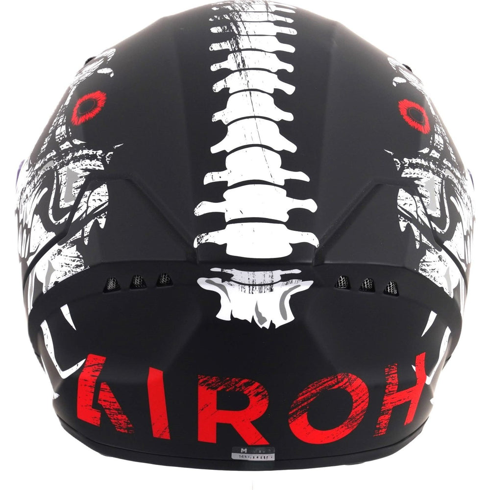 Airoh Connor Myth Motorcycle Helmet - Matt Black White