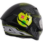 Airoh Connor Gamer Motorcycle Helmet - Black Yellow