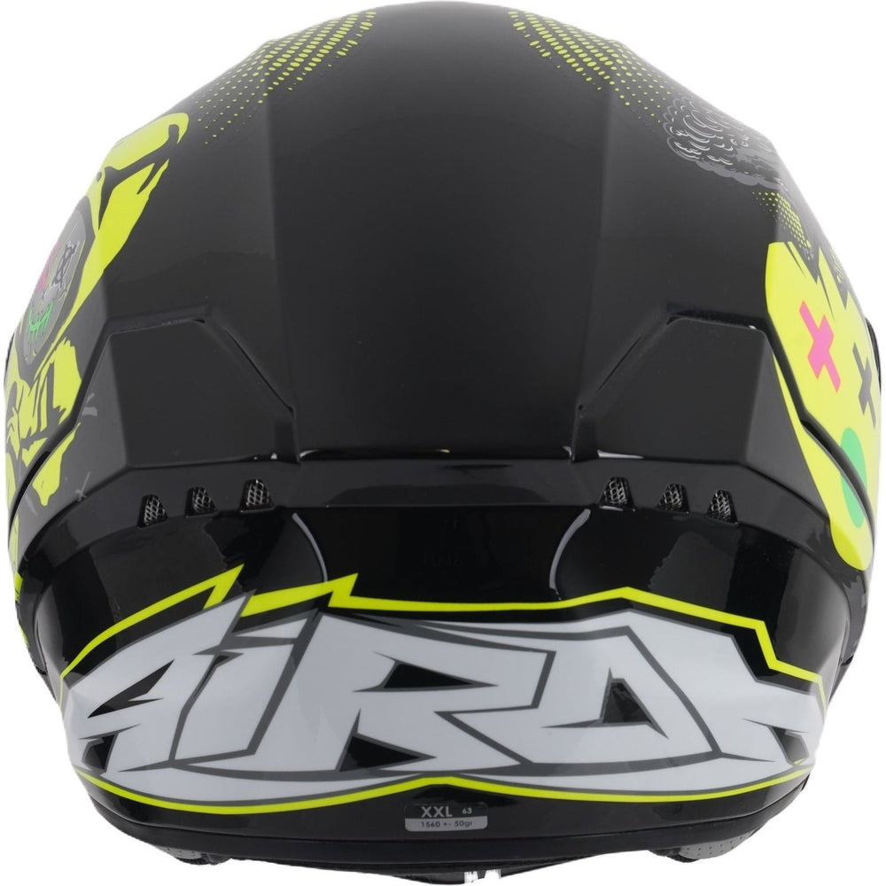 Airoh Connor Gamer Motorcycle Helmet - Black Yellow