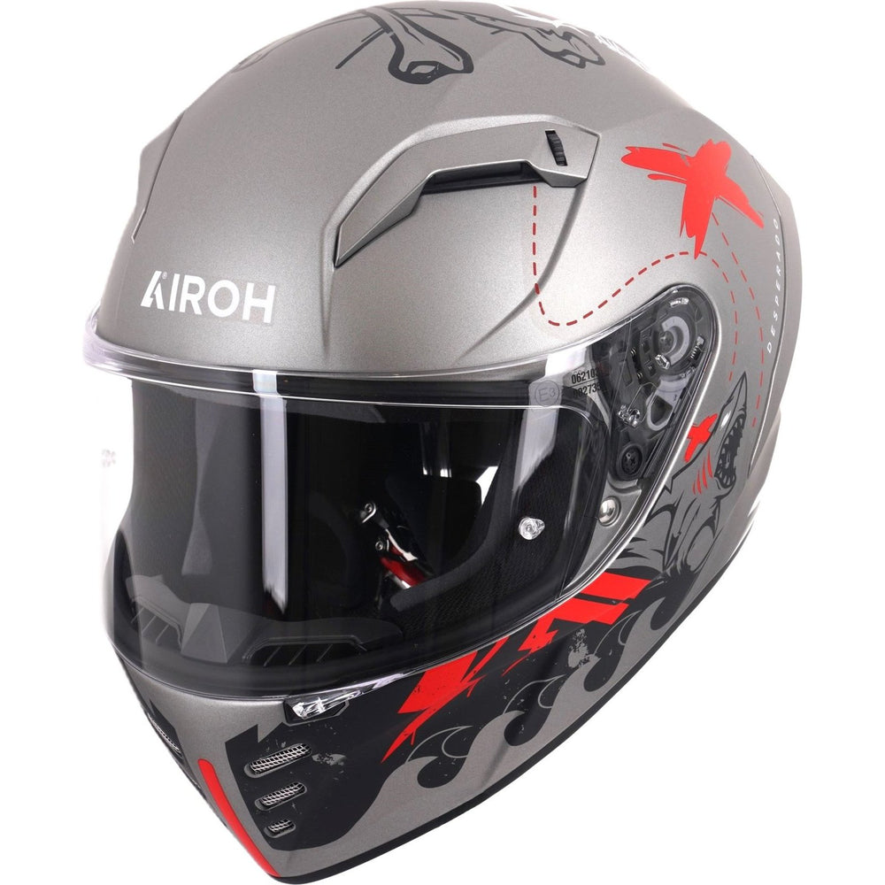 airoh fighter dh helmet Airoh Connor Desperado Motorcycle Helmet