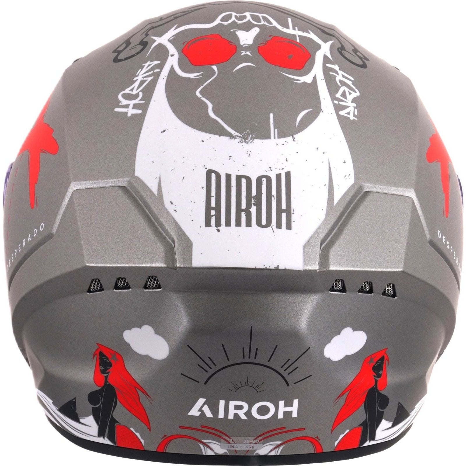 Airoh Connor Desperado Motorcycle Helmet - Matt Orange – Ghostbikes