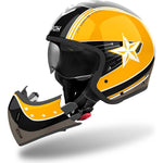 Airoh J110 Command Convertible Motorcycle Helmet - Yellow