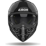 Airoh J110 Paesly Convertible Motorcycle Helmet - Black