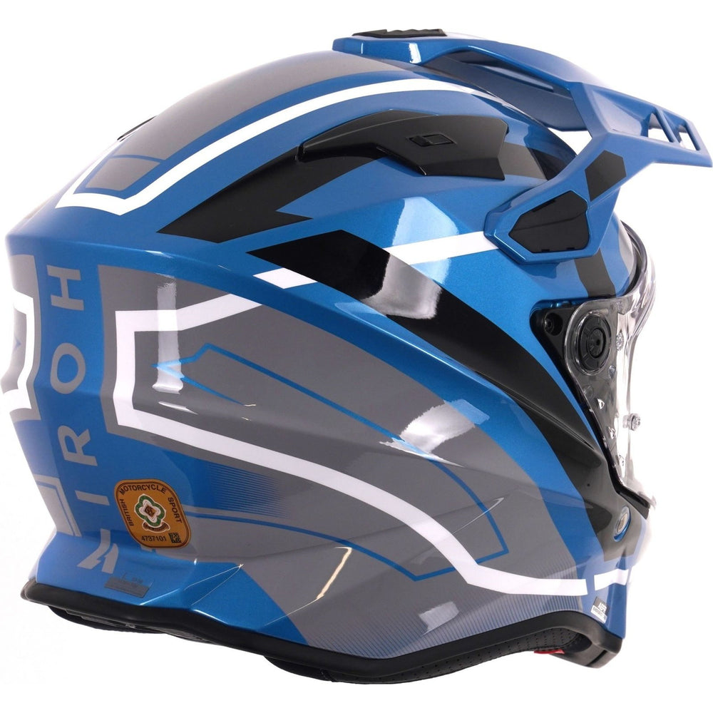 Airoh Commander 2 Mavick Dual Sport Helmet - Cerulean Blue