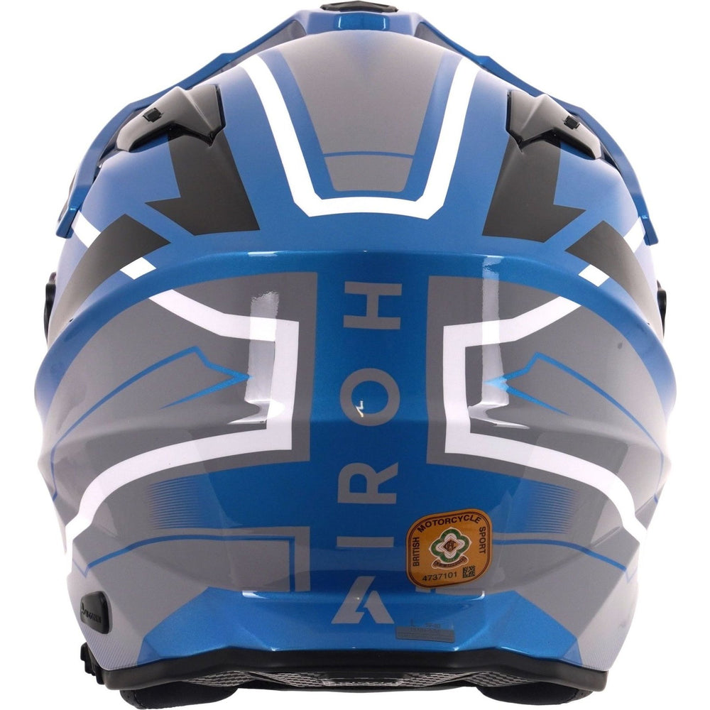 Airoh Commander 2 Mavick Dual Sport Helmet - Cerulean Blue