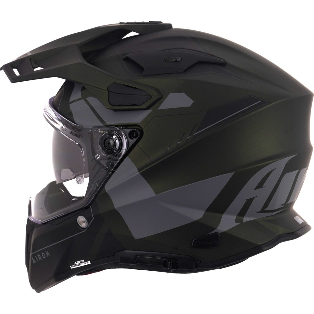 Airoh Commander 2 Reveal Dual Sport Helmet - Military Green