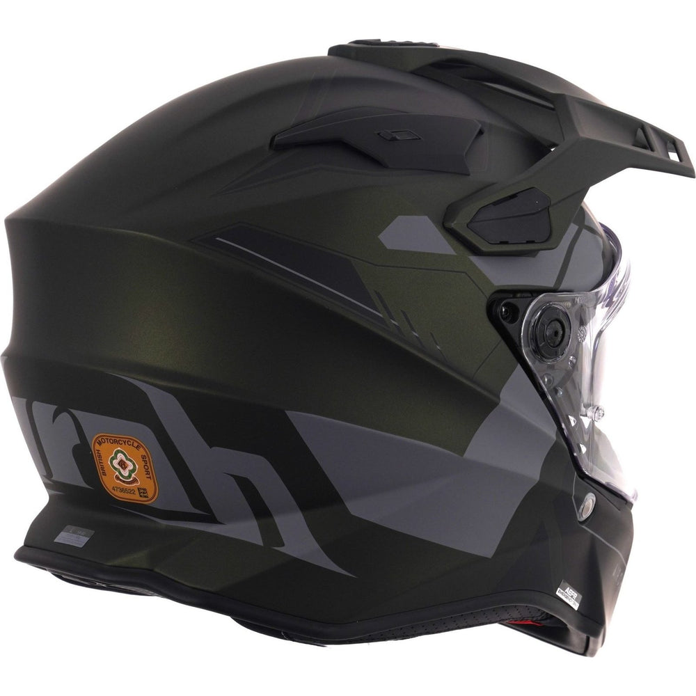 Airoh Commander 2 Reveal Dual Sport Helmet - Military Green