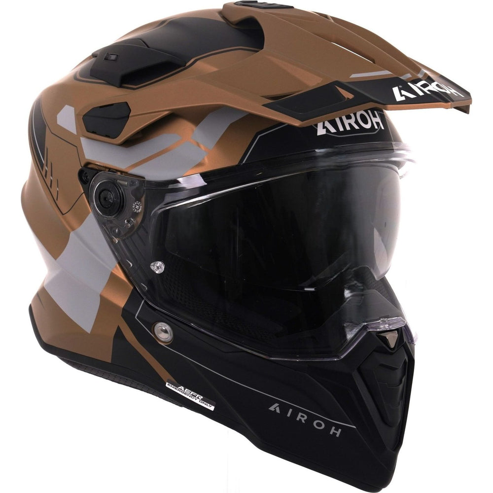 Airoh Commander 2 Reveal Dual Sport Helmet - Matt Sand