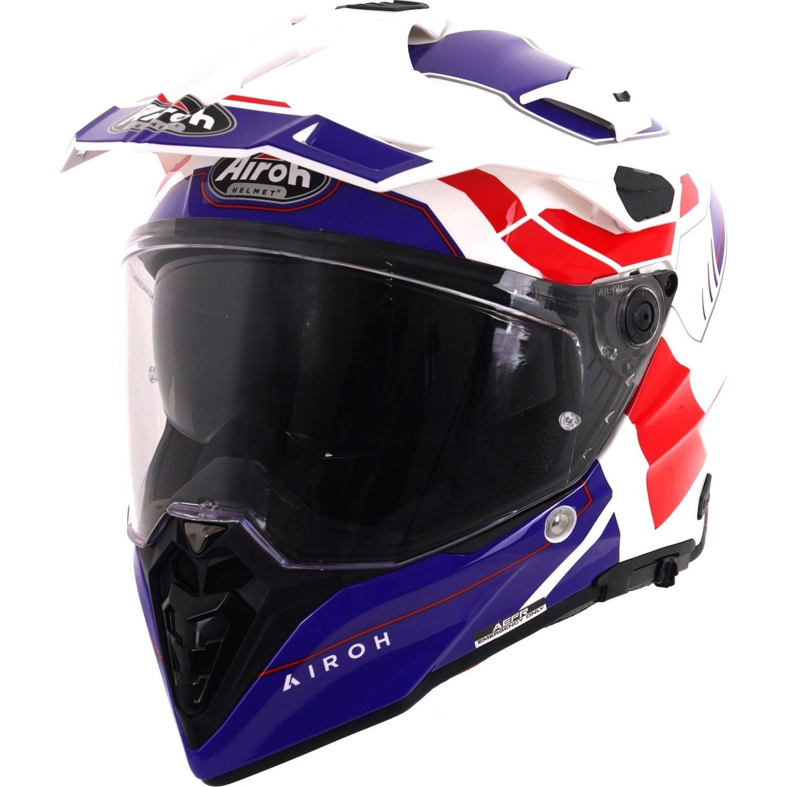 Airoh Commander 2 Reveal Dual Sport Helmet - Blue Red – Ghostbikes