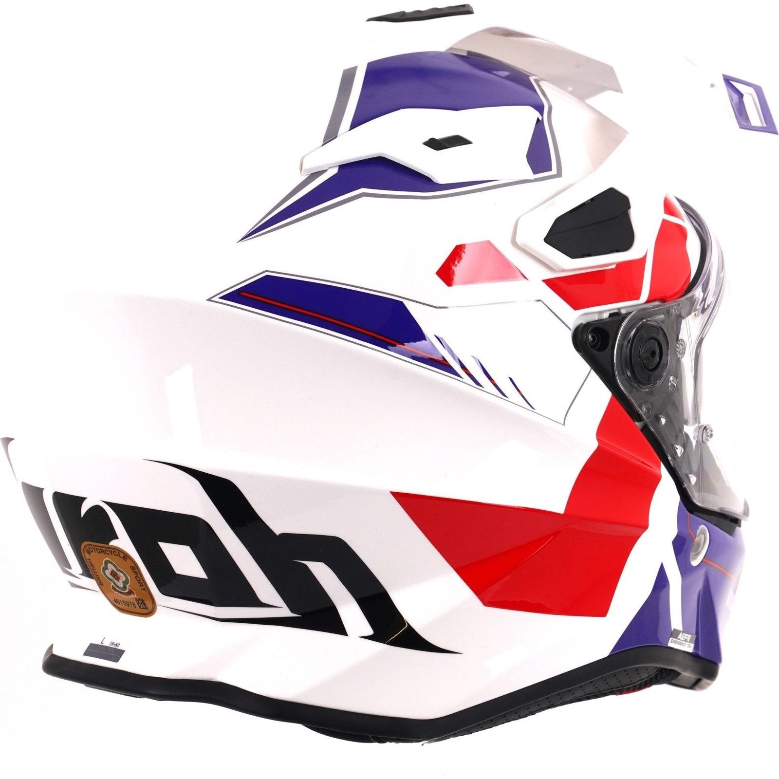 Airoh Commander 2 Reveal Dual Sport Helmet - Blue Red – Ghostbikes