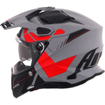 Airoh Commander 2 Reveal Dual Sport Helmet - Matt Red Fluo