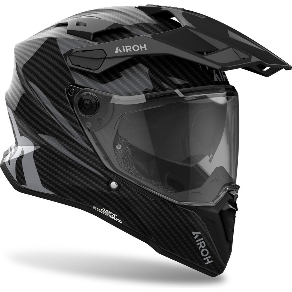 Airoh Commander 2 Carbon Dual Sport Helmet - Carbon