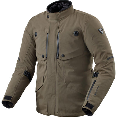 Rev It Trench 2 Gore-Tex Motorcycle Jacket - Black Olive