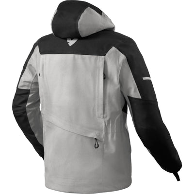 Rev It Tectonic H2O Motorcycle Jacket - Black Light Grey