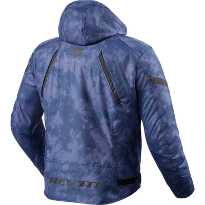 Rev It Flare 3 H2O Motorcycle Jacket - Camo Blue
