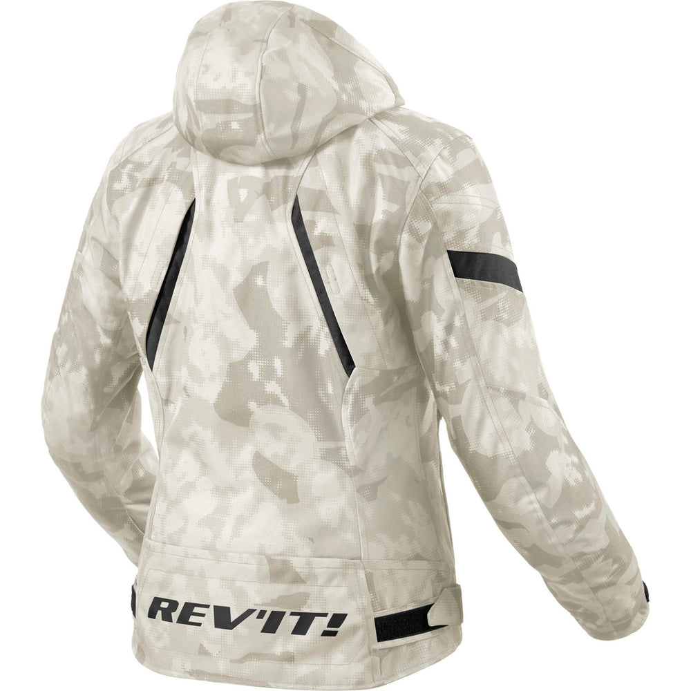 Rev It Flare H2O Ladies Motorcycle Jacket Camo Grey White
