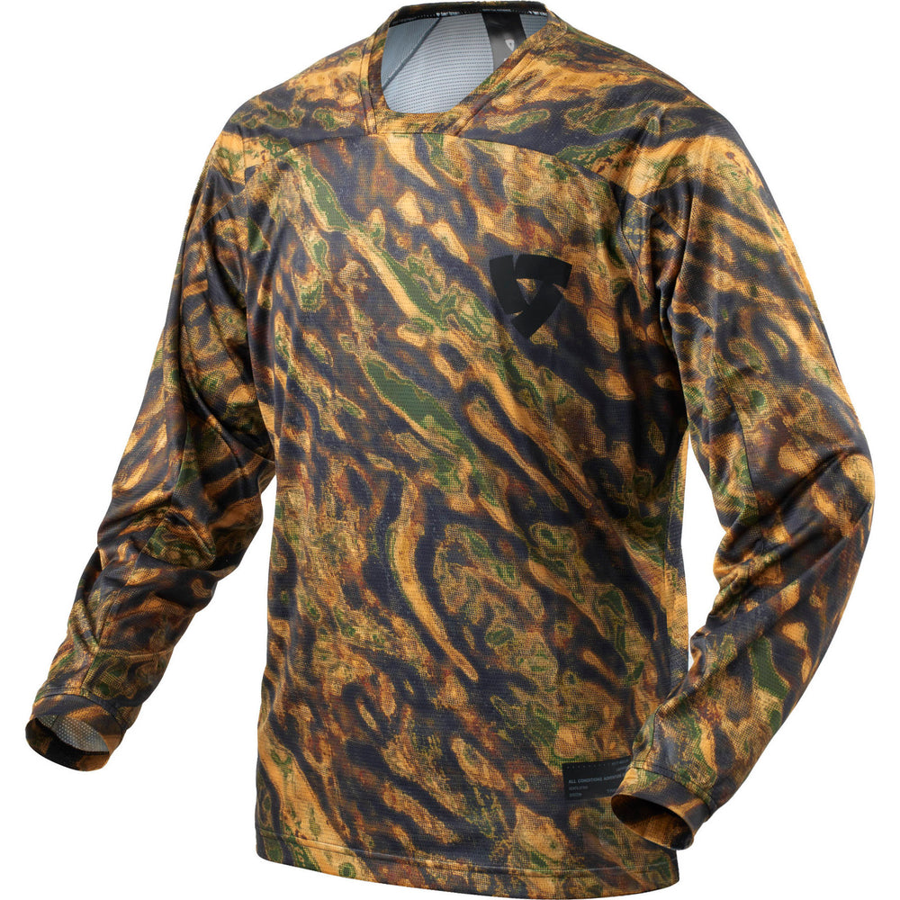 Rev It Emulsion Off Road Jersey - Brown Black