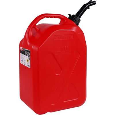 Bike It Fuel Can with Push-to-Pour Nozzle - 20L Red