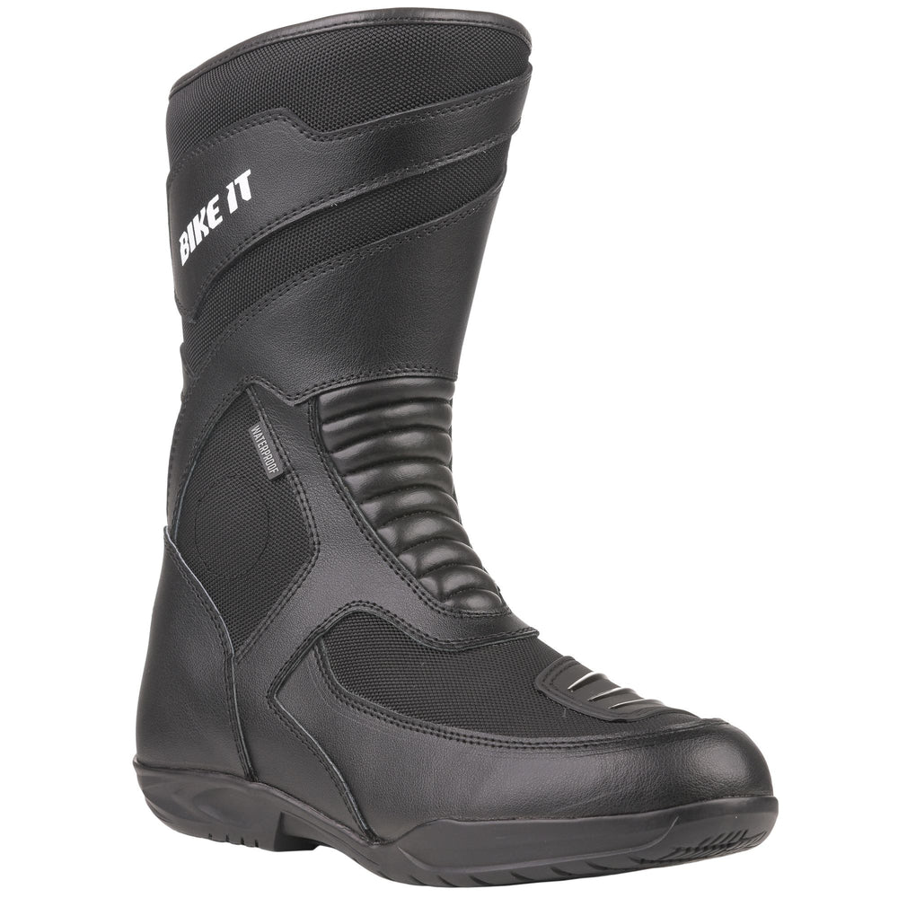 Bike It Veles Motorcycle Boots - Black