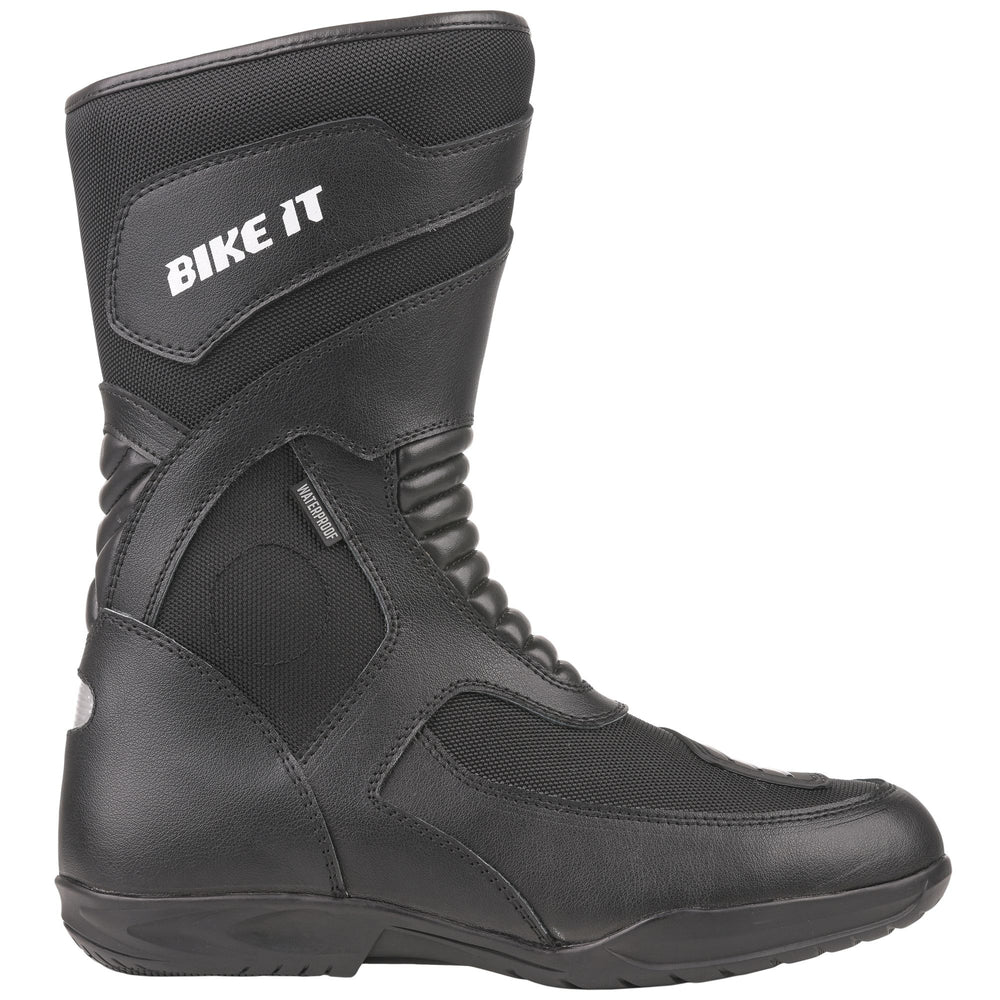 Bike It Veles Motorcycle Boots - Black