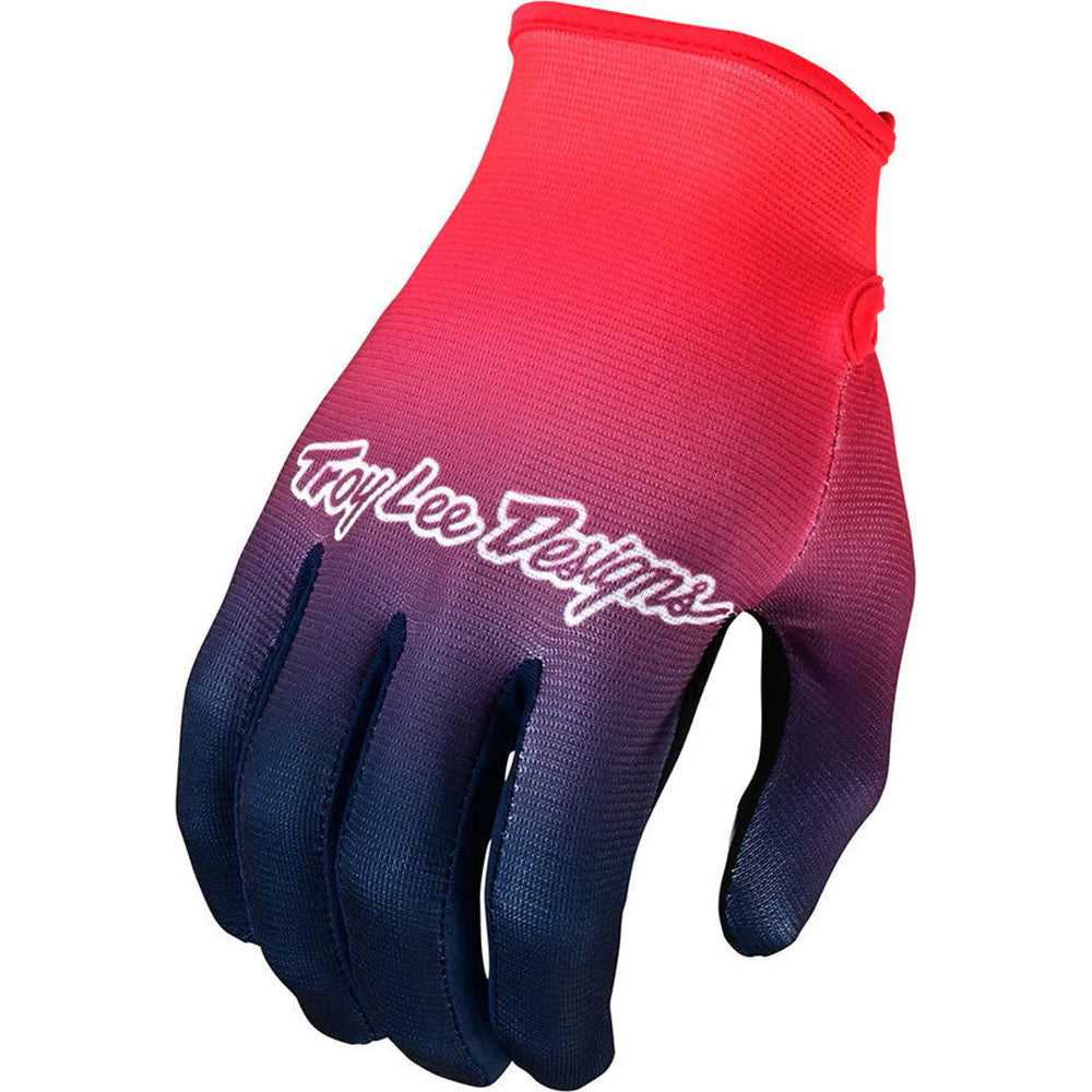 Troy Lee Designs Flowline Faze Motocross Gloves - Red Navy