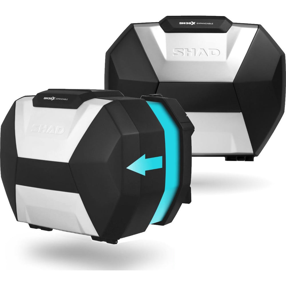 Shad SH38X Expandable Panniers Aluminium