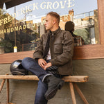 Oxford Sterling Dry2Dry Motorcycle Jacket - Khaki