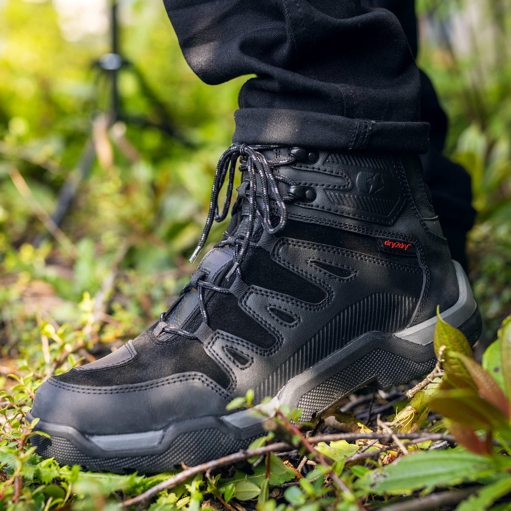 Oxford Canyon Dry2Dry Motorcycle Boots - Black