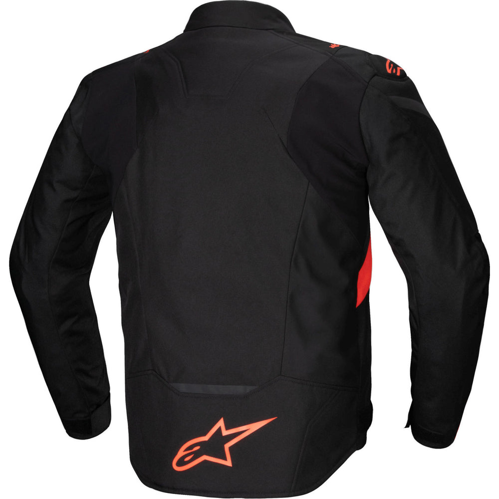 Alpinestars T-Jaws V4 WP Motorcycle Jacket - Black Red Fluo
