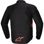 Alpinestars T-Jaws V4 WP Motorcycle Jacket - Black Red Fluo