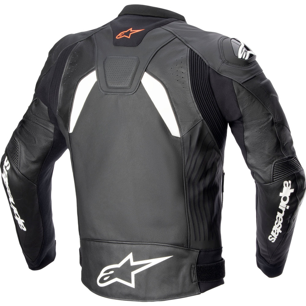 Alpinestars GP Plus V4 Leather Motorcycle Jacket - Black White