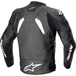 Alpinestars GP Plus V4 Leather Motorcycle Jacket - Black White