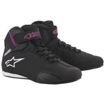 Alpinestars Stella Sektor Ladies Motorcycle Shoes - Black Fuchsia