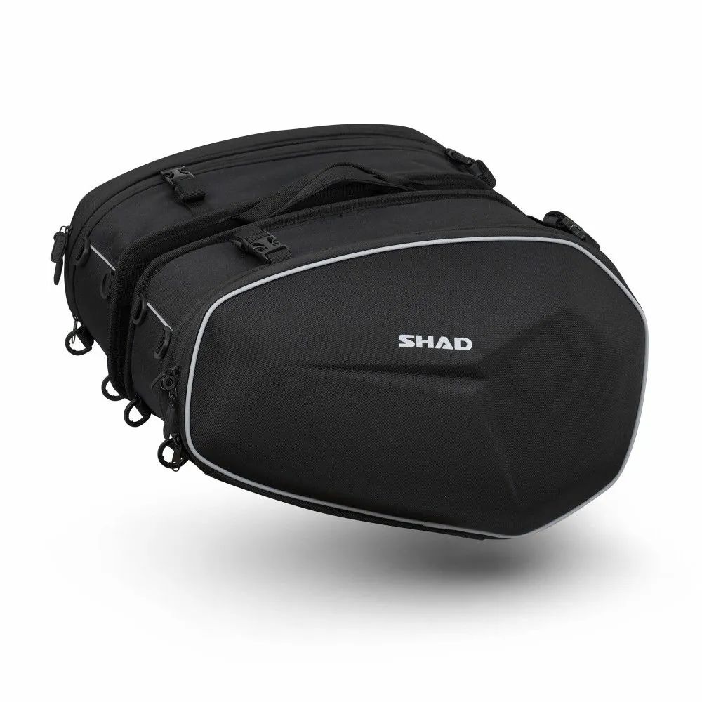 Shad E48 Semi-Rigid Side Cases - Black (Pair)