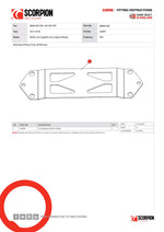 Scorpion Car Exhaust Tunnel Brace - BMW M3 F80 & M4 F82-F83