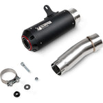 Scorpion Red Power Black Ceramic Slip-On Exhaust For Kawasaki Ninja H2 SX 2022-2025