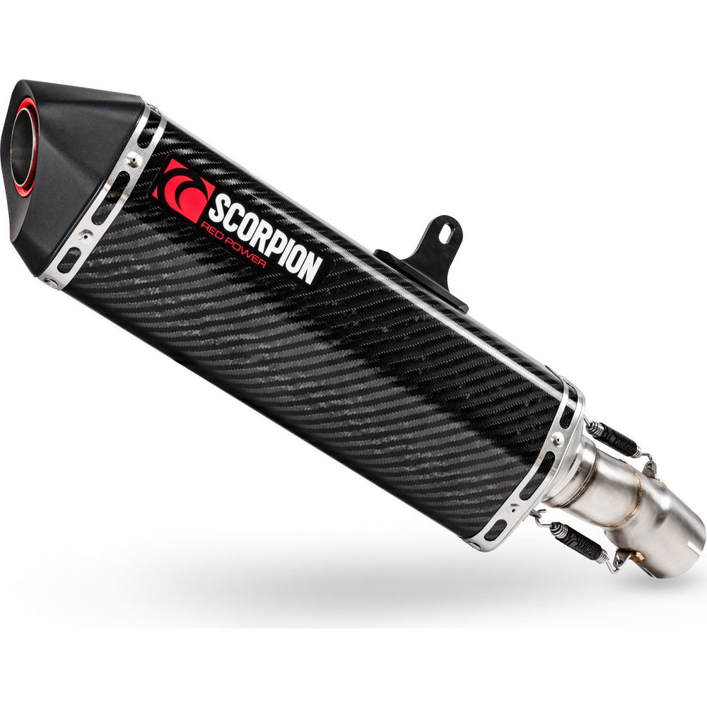 Scorpion Serket Parallel Carbon Fibre Slip-On Exhaust for Kawasaki Ninja H2 SX 2022 - 2024