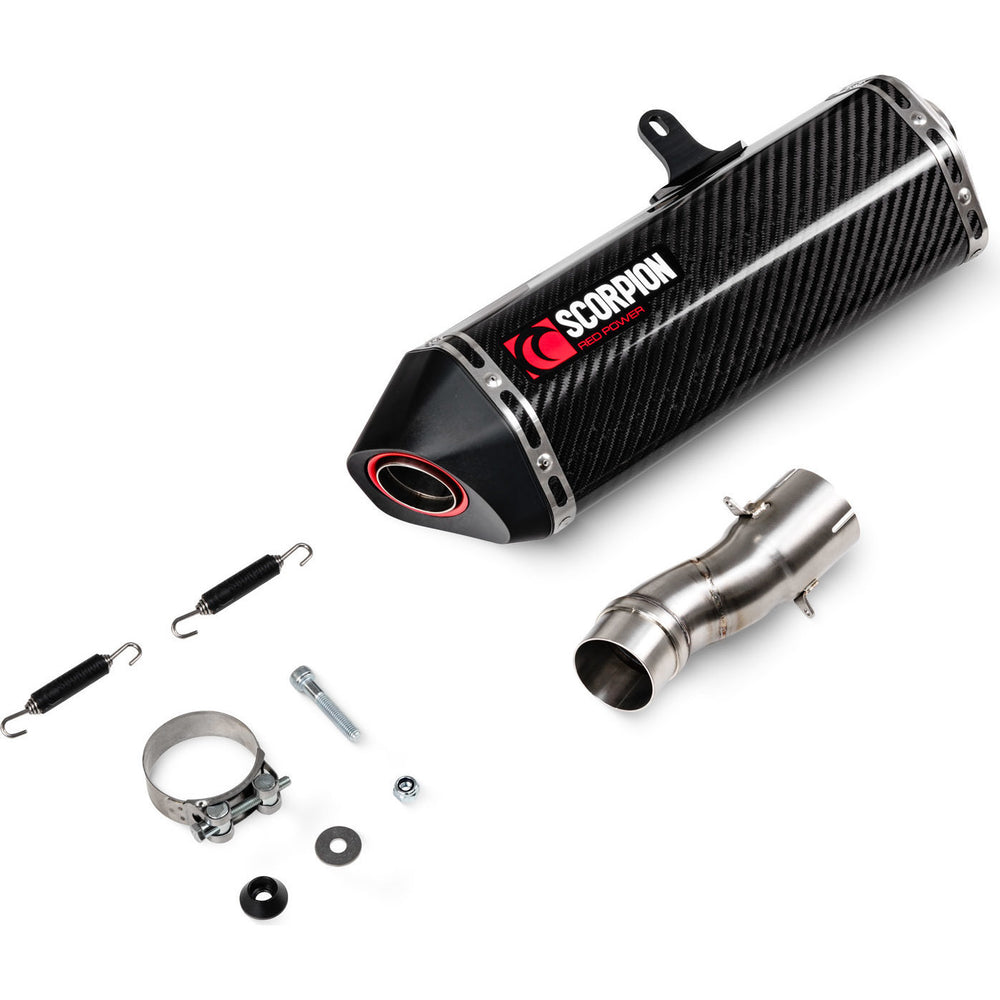 Scorpion Serket Parallel Carbon Fibre Slip-On Exhaust for Kawasaki Ninja H2 SX 2022 - 2024