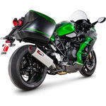 Scorpion Serket Parallel Titanium Slip-On Exhaust for Kawasaki Ninja H2 SX 2022 - 2024