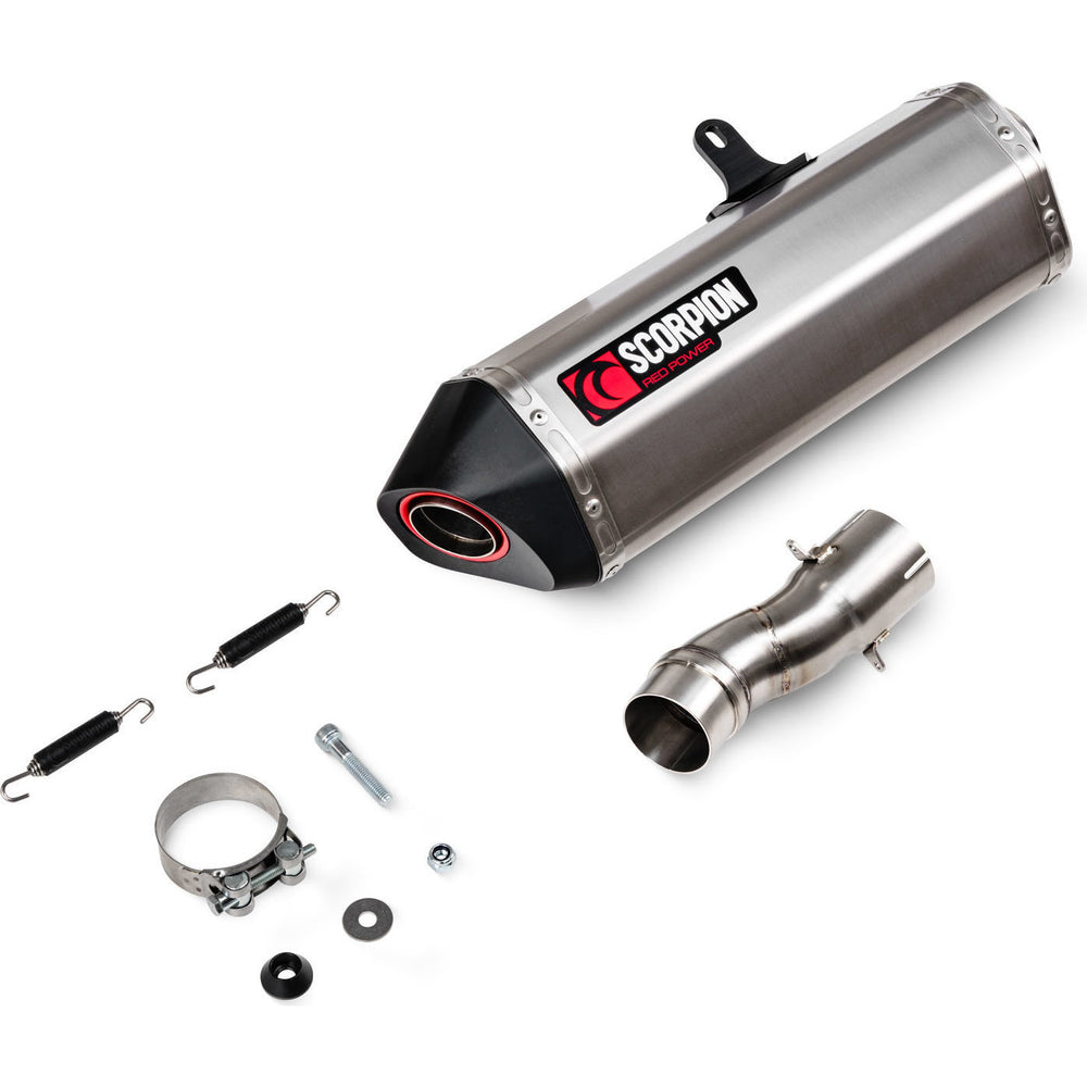 Scorpion Serket Parallel Titanium Slip-On Exhaust for Kawasaki Ninja H2 SX 2022 - 2024