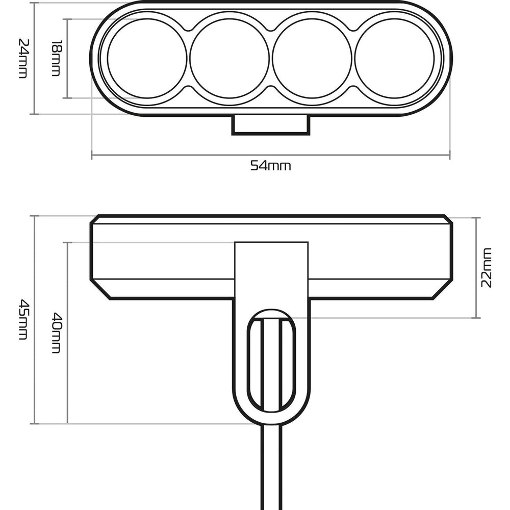 Oxford Strip Light (Pair)