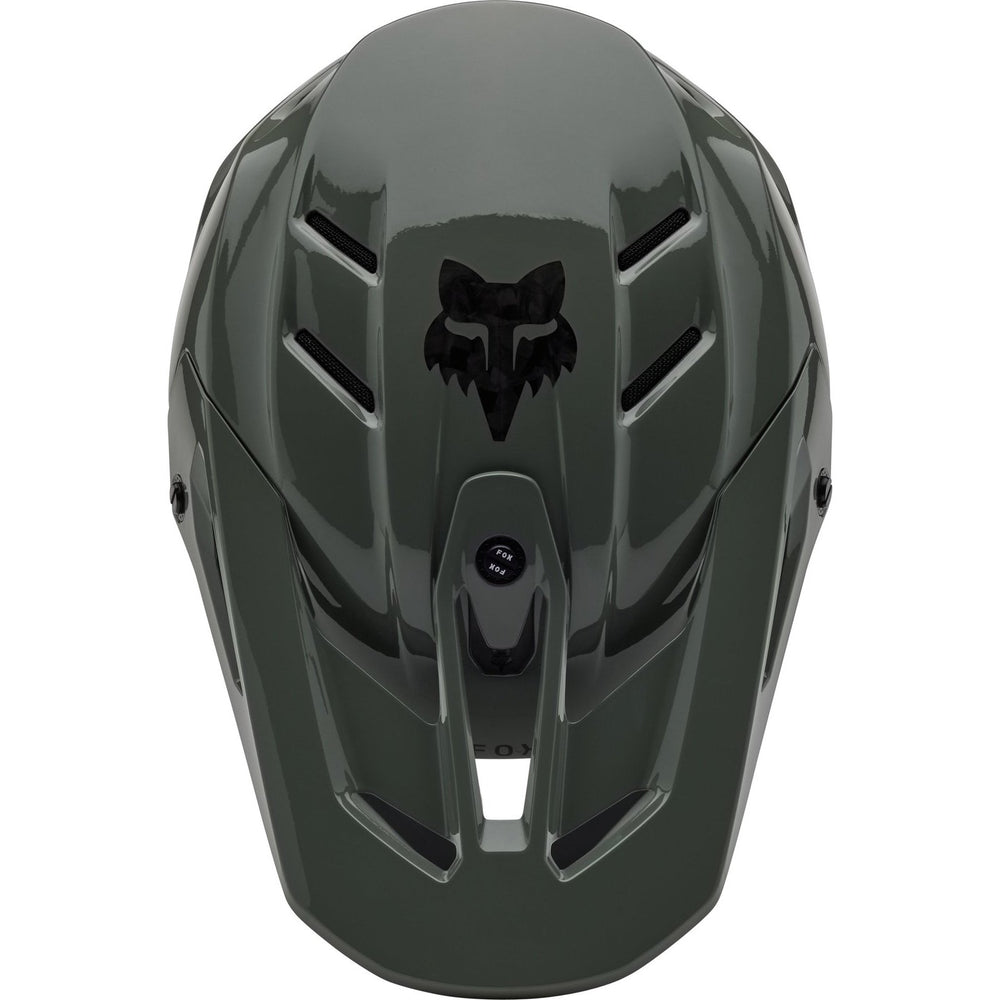 Fox Racing 2025 V3 RS MIPS Carbon Solid Motocross Helmet - Dark Stone