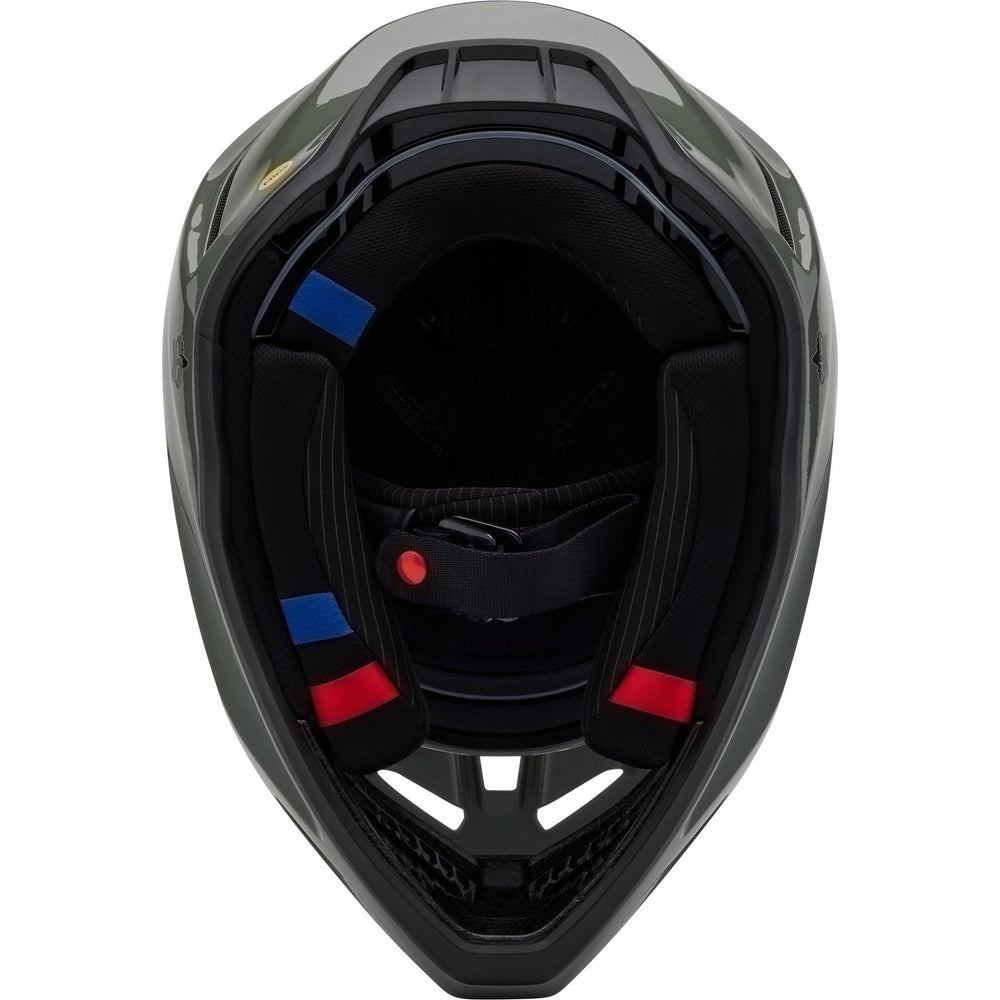 Fox Racing 2025 V3 RS MIPS Carbon Solid Motocross Helmet - Dark Stone