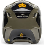 Fox Racing 2025 V3 MIPS Fade Motocross Helmet - Brown Black