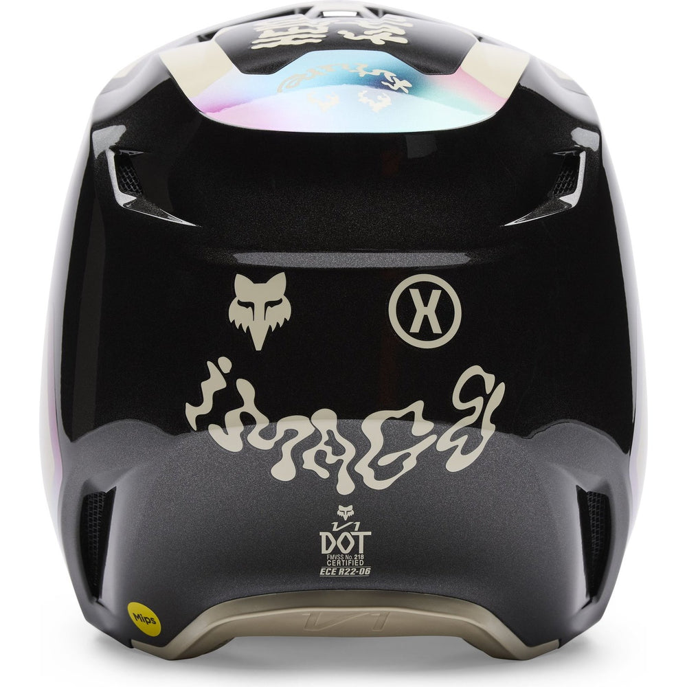 Fox Racing 2025 V1 MIPS Hello Future Motocross Helmet - Black