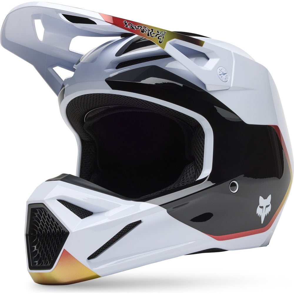 Fox Racing 2025 V1 MIPS Hello Future Motocross Helmet - White